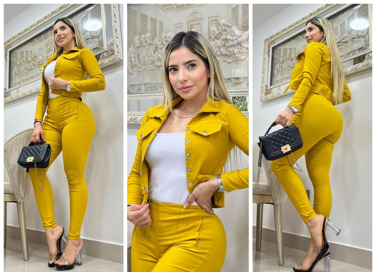 Conjunto formal 3 piezas chaqueta