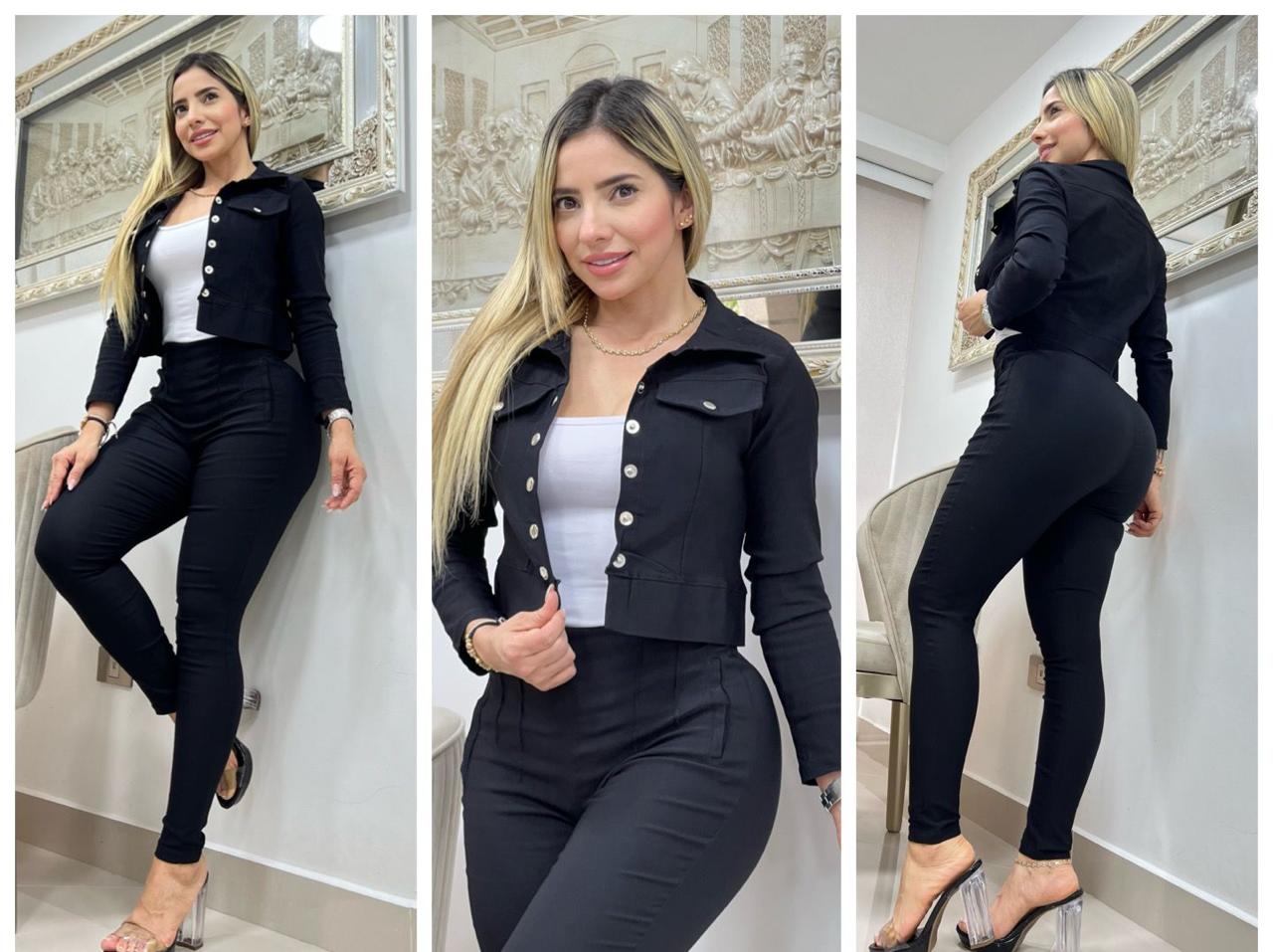 Conjunto formal 3 piezas chaqueta