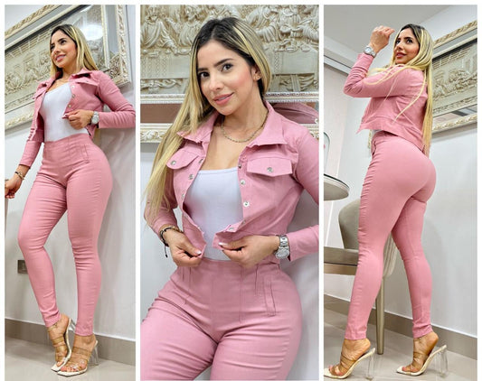Conjunto formal 3 piezas chaqueta