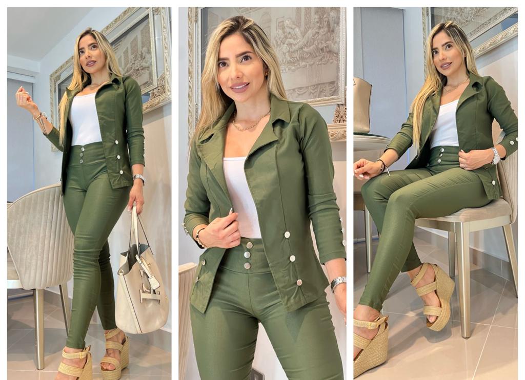Conjunto formal 3 piezas chaqueta