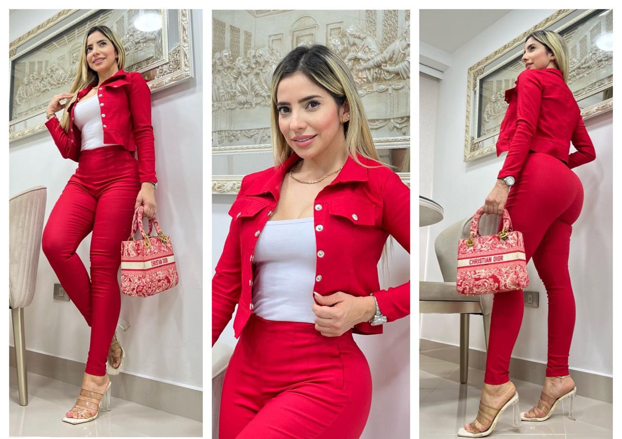 Conjunto formal 3 piezas chaqueta